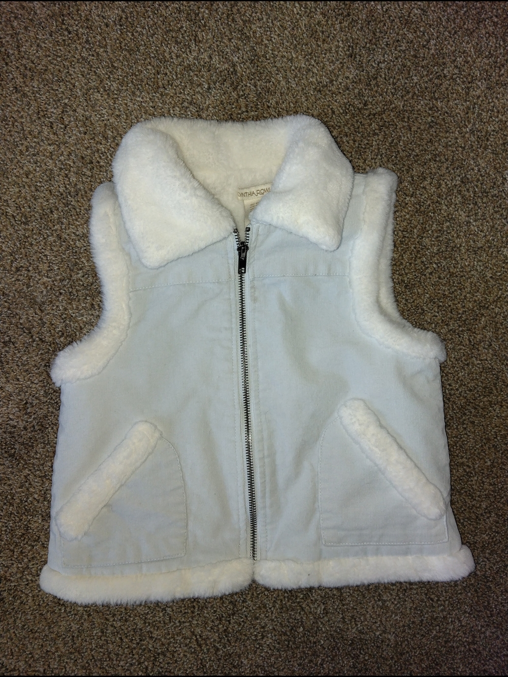 Cynthia Rowley Light Blue And White Vest 🩵 🤍